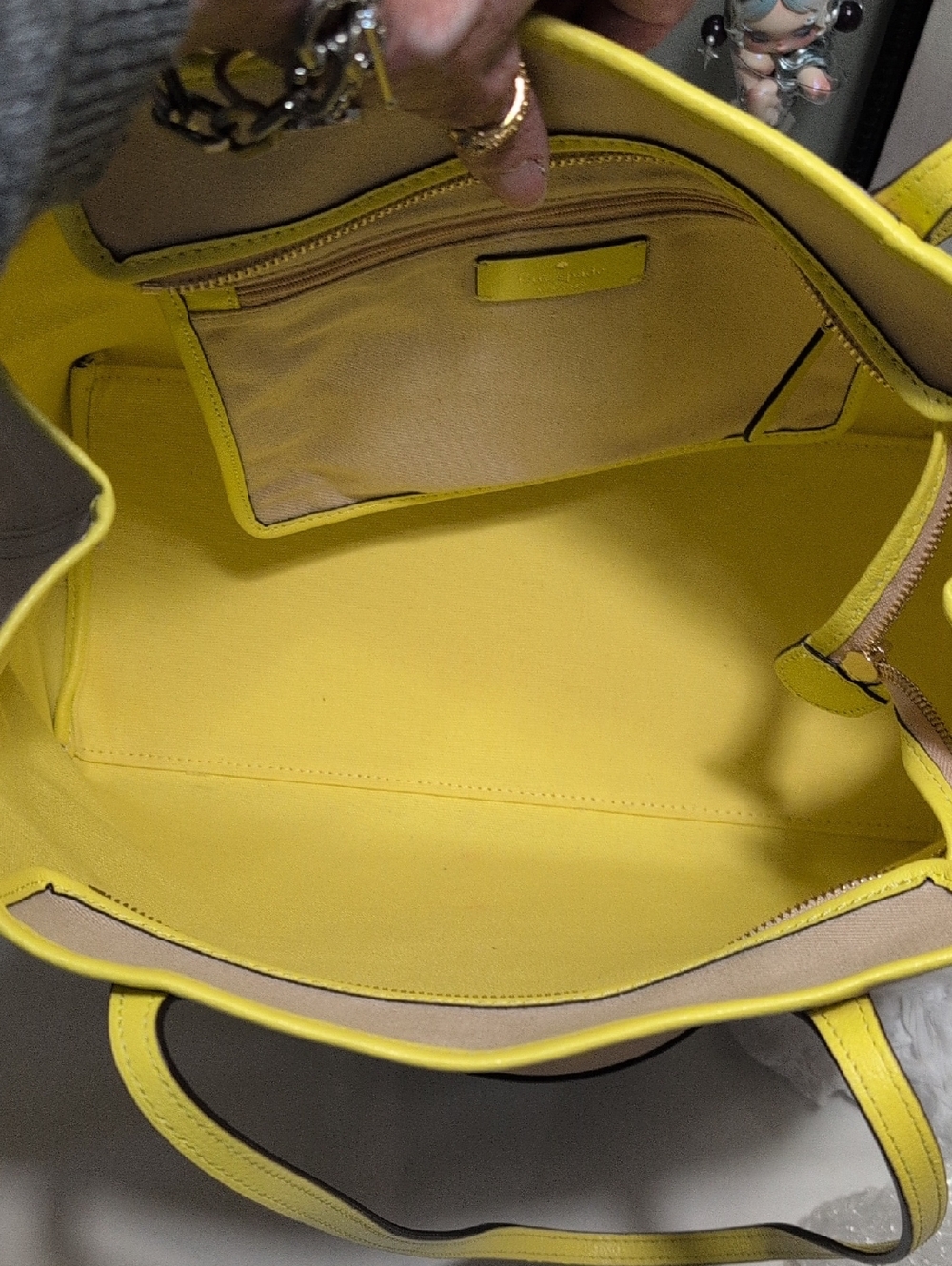 Kate Spade STREET Side Snap Canvas And Leather Small Tote - Picture 8 of 14